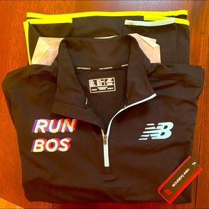 New Balance Men’s 2017 Boston Marathon 3/4 zip training top